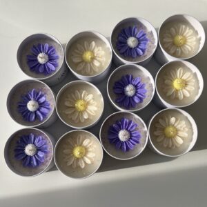 Daisy Flower Candles